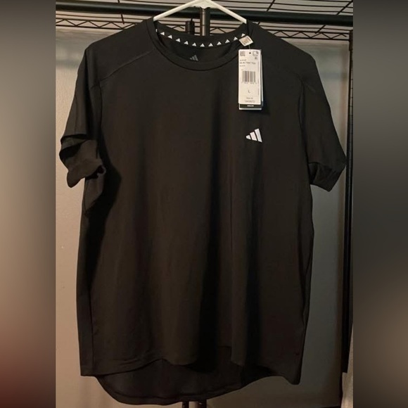 6 Adidas Women's Black Short Sleeve Tee - Picture 2 of 2